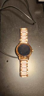 Dames smartwatch incl lader, Ophalen of Verzenden, Zo goed als nieuw, Zwart, Android