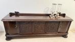 Prachtig Dressoir met Houtsnijwerk - 2.63m, Antiek en Kunst, Antiek | Meubels | Kasten, Ophalen
