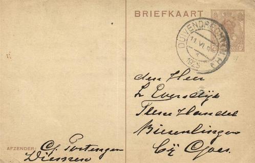 G. Portengen, Diessen - 06.1925 - briefkaart, Postzegels en Munten, Brieven en Enveloppen | Nederland, Briefkaart, Ophalen of Verzenden