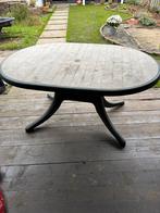 GRATIS - Tuintafel - Kunststof - gebruikt, Tuin en Terras, Tuintafels, Ophalen, Gebruikt, Rond, Kunststof