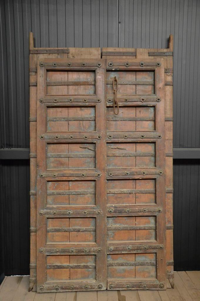 Antieke Indiase Tempeldeur - Decoratief & Functioneel, Antiek en Kunst, Antiek | Overige Antiek, Ophalen