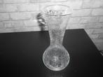 Glazen vaas craquelé structuur 25 cm, Huis en Inrichting, Ophalen, Overige kleuren, Minder dan 50 cm, Glas