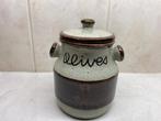Franse Olijven Pot "Olives", Antiek en Kunst, Curiosa en Brocante, Ophalen of Verzenden