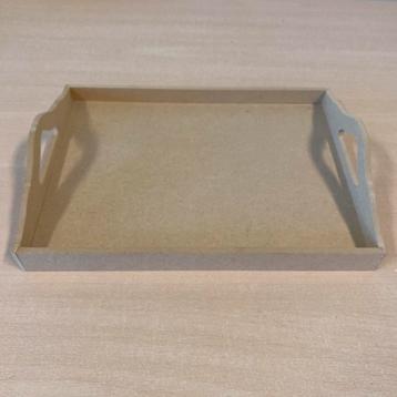 MDF houten dienbladen met greep. 10 stuks.(meer mogelijk). beschikbaar voor biedingen