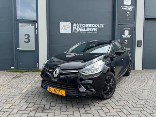Renault Clio TCe 120pk S&S 2016 Zwart Leder Pano Xen Nap Vol, Auto's, Renault, Bedrijf, Clio, ABS, Achteruitrijcamera, Airbags