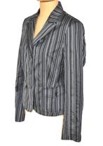 Ambiënte jasje, satijnen blazer, streep, Mt. 38 / M, Kleding | Dames, Maat 38/40 (M), Ambiënte, Verzenden, Zwart