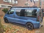 Renault TRAFIC Buscamper Airco Trekhaak Leder Velgen, Caravans en Kamperen, Overige merken, Tot en met 2, Bedrijf, Handgeschakeld