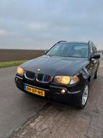 BMW X3 2.5 I 2004 Zwart 4x4 6- bak, Auto's, BMW, Stof, 1800 kg, Electronic Stability Program (ESP), Zwart