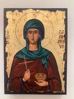 Icoon van Sint Lucia, Orthodox Icoon uit Griekenland, Antiek en Kunst, Antiek | Religie, Ophalen of Verzenden