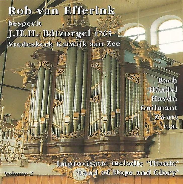 OrgelCD: Rob van Efferink - Vredeskerk Katwijk aan Zee, Cd's en Dvd's, Cd's | Religie en Gospel, Zo goed als nieuw, Koren of Klassiek