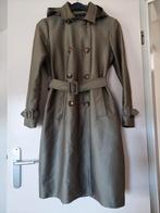 Olijfgroene trenchcoat/ 40, Ophalen of Verzenden, Zo goed als nieuw, Groen