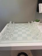 Glaze schaak/dam bord, Hobby en Vrije tijd, Gezelschapsspellen | Bordspellen, Een of twee spelers, Ophalen of Verzenden, Gebruikt