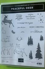 Peaceful Deer Stempelset Stampin Up NIEUW, Hobby en Vrije tijd, Ophalen of Verzenden, Nieuw, Clearstamp
