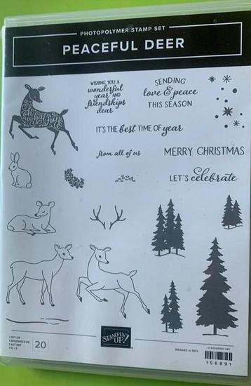 Peaceful Deer Stempelset Stampin Up NIEUW beschikbaar voor biedingen