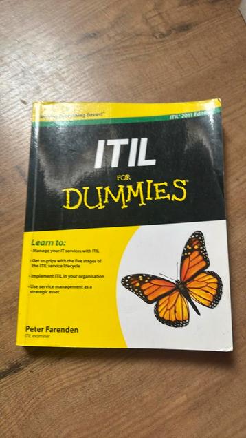 ITIL For Dummies, 2011 Edition beschikbaar voor biedingen