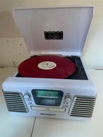Ricatech retro look lp pick-up vinyl met radio en usb cd, Overige merken, Ophalen of Verzenden, Zo goed als nieuw, USB-aansluiting