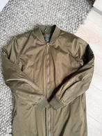 Lange Zara Man Bomberjas - Maat M | Moderne Streetwearstijl, Kleding | Heren, Verzenden, Zo goed als nieuw, Maat 48/50 (M), Groen