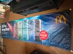McDonalds Reclame Vlag 400 x 100 cm, Verzamelen, Verzenden, Gebruikt, Reclamebord