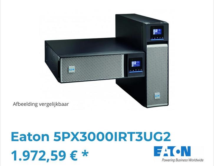 UPS Eaton 5PX3000IRT3UG2 zo goed als nieuw, Computers en Software, Noodvoedingen (UPS), Zo goed als nieuw, Ophalen of Verzenden