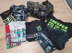 Jongens kleding pakket mt 134-140 Minecraft, Ophalen of Verzenden, Zo goed als nieuw, Maat 134