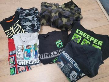 Jongens kleding pakket mt 134-140 Minecraft beschikbaar voor biedingen