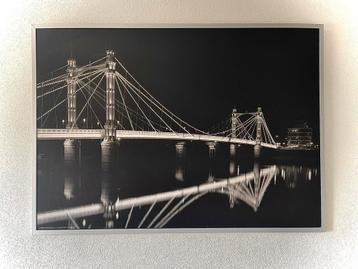 Albert bridge at night schilderij beschikbaar voor biedingen