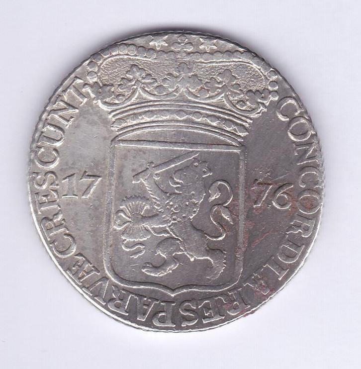 Zilveren dukaat 1776 Zeeland voor 125 euro, Postzegels en Munten, Munten | Nederland, Losse munt, Overige waardes, Vóór koninkrijk