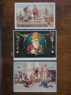 3 Nieuwe Sinterklaas kaarten met oude voorstelling, Ophalen of Verzenden, Ongelopen