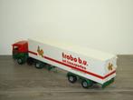 Volvo F12 Truck & Trailer Trabo BV Transporten - Tekno 1:50, Hobby en Vrije tijd, Modelauto's | 1:50, Tekno, Zo goed als nieuw