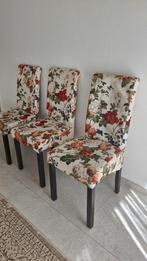6x Bloemmotief Stoelen, Ophalen, Hout, Gebruikt, Overige kleuren