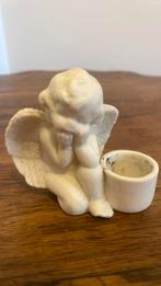 Engeltje kaarsenhouder, Verzamelen, Beelden en Beeldjes, Ophalen of Verzenden, Gebruikt, Overige typen