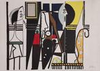 schilderij Picasso Painter and model, Ophalen of Verzenden