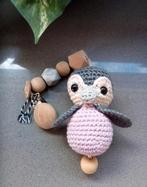 Nieuw! Schattig speenkoord pinguin met belletje/bijtkralen, Ophalen of Verzenden, Nieuw, Kraamcadeau