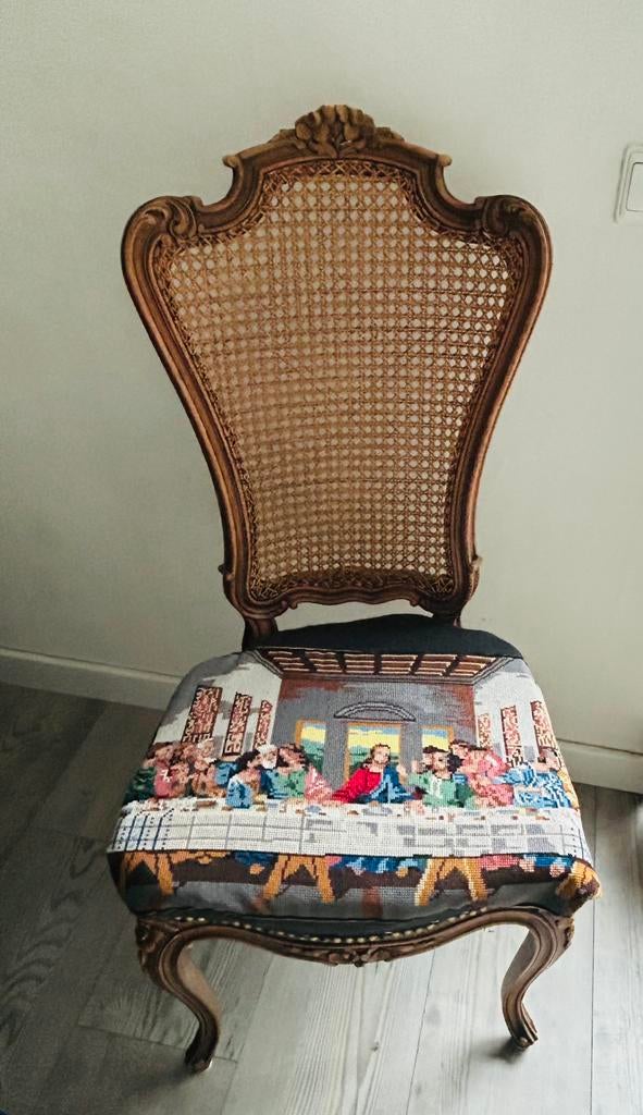 Antieke stoel laatste avond maal, Ophalen of Verzenden