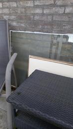 glasplaat, Doe-het-zelf en Verbouw, Glas en Ramen, Ophalen, Gebruikt, 80 tot 120 cm, 160 cm of meer