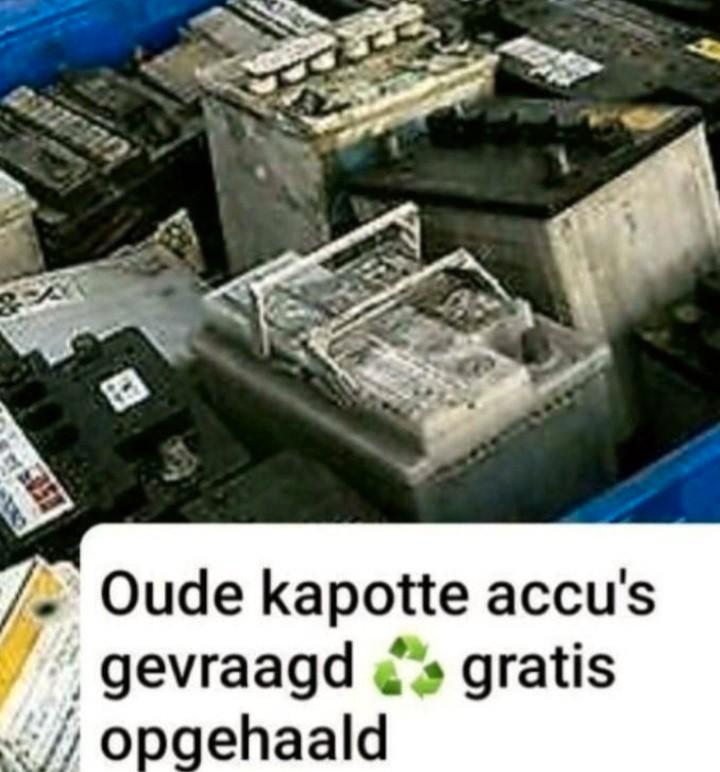 Gratis Accu’s Opgehalen, Auto-onderdelen, Accu's en Toebehoren, Ophalen of Verzenden