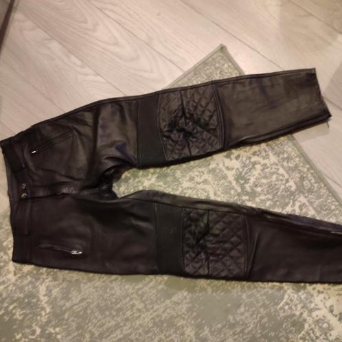 Leather biker pants, van mr. Riegillio. Maat s, Kleding | Heren, Broeken en Pantalons, Zo goed als nieuw, Zwart, Ophalen of Verzenden