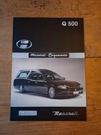 Maserati "Cinquecento" Quattroporte rouwauto folder, Ophalen of Verzenden, Zo goed als nieuw, Overige merken