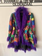 Carnavalsjas met paarse kraag maat xl, Ophalen, Zo goed als nieuw, Maat 46/48 (XL) of groter