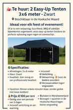TE HUUR easy up tent 3x6 meter, Ophalen, Partytent, Minder dan 4 meter, Zo goed als nieuw