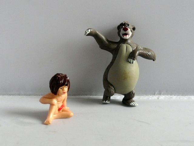 Disney # Jungleboek serie van 2 poppetjes, Ophalen of Verzenden, Leeuwenkoning of Jungle Boek, Zo goed als nieuw, Beeldje of Figuurtje