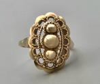 Vintage gouden design ring. 2026/81, ., Ophalen of Verzenden, Zo goed als nieuw, Dame