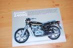 Kawasaki Z400 G, Motoren, Handleidingen en Instructieboekjes, Ophalen of Verzenden, Kawasaki