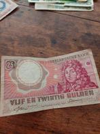 25,- gulden Cristiaan Huygens, Ophalen of Verzenden, 25 gulden