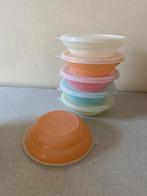 6 kleine TUPPERWARE bakjes - schaaltjes met C deksels, Ophalen of Verzenden, Gebruikt, Wit, Schaal