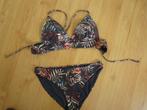 H&m - bikini maat 40 - bladerenprint - padded cups, H&M, Ophalen of Verzenden, Zo goed als nieuw, Bikini