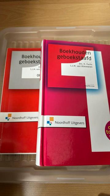 H. Fuchs - Boekhouden geboekstaafd 1 (+Opgaven) beschikbaar voor biedingen
