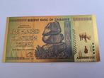 BILJET -ZIMBABWE - GOUDFOLIE-100 QUINTILLILION DOLLARS (228), Los biljet, Ophalen of Verzenden, Zimbabwe
