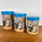 Vintage katten blikken, Antiek en Kunst, Ophalen of Verzenden