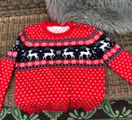 Winter trui kerst trui kersttrui rood rendieren 152 158, Kinderen en Baby's, Ophalen of Verzenden, Zo goed als nieuw